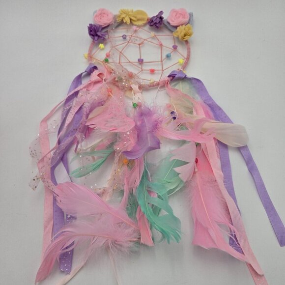 Tickle And Main Follow Your Dreams Unicorn Dream Catcher Plush Book Horn Wall - Picture 2 of 9